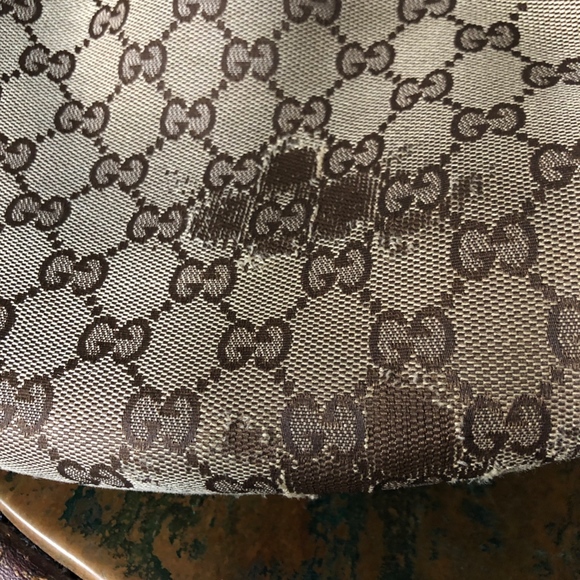 Gucci Pelham Tan/Cream Canvas/Leather Signature